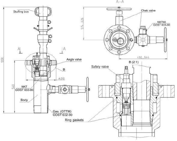 Wellhead Equipment for Installation of the Oil Well Pump 